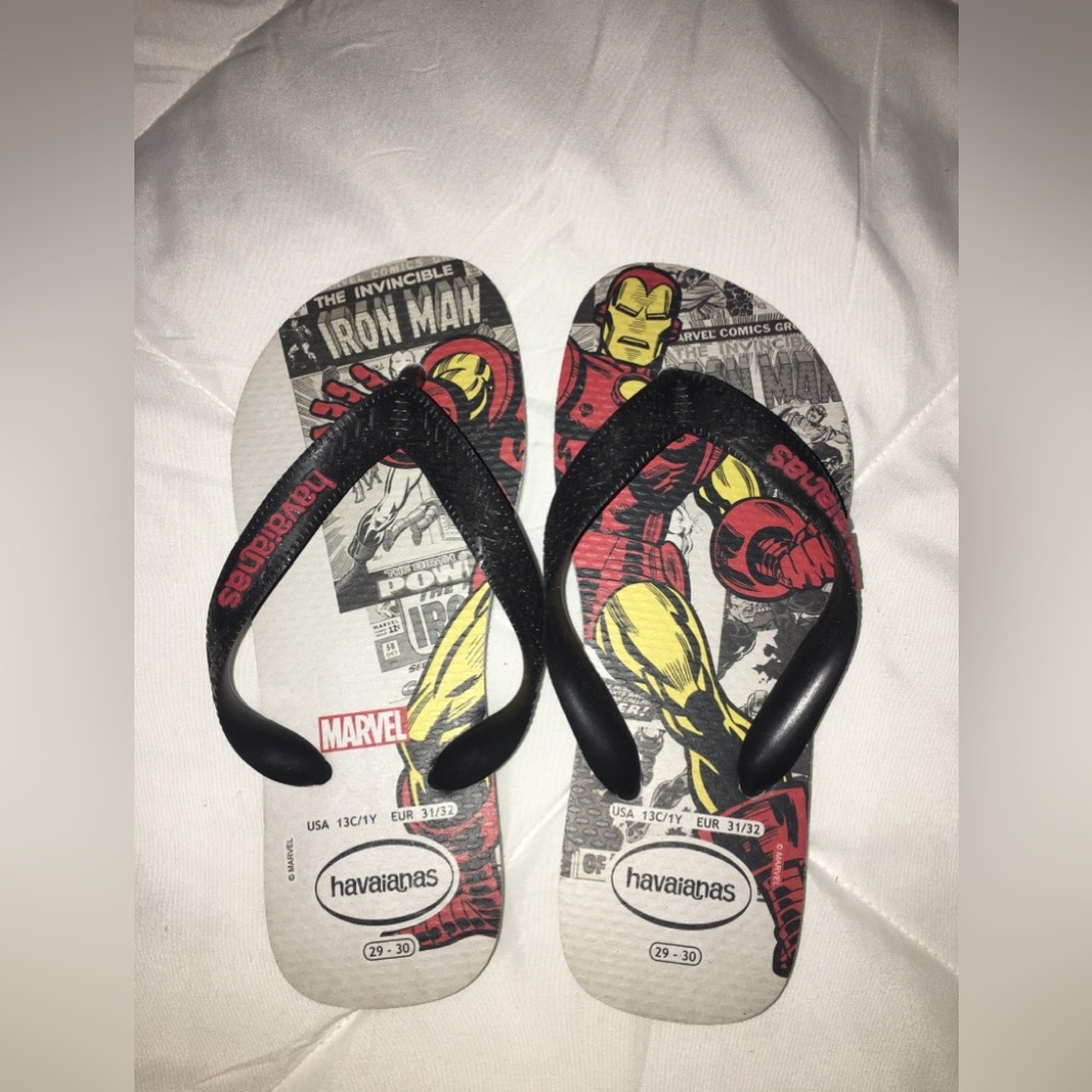 NEW | Havaianas MARVEL Iron Man Flip Flops
